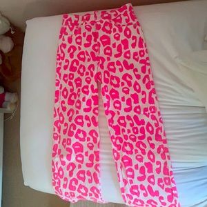 Shein leopard print jeans